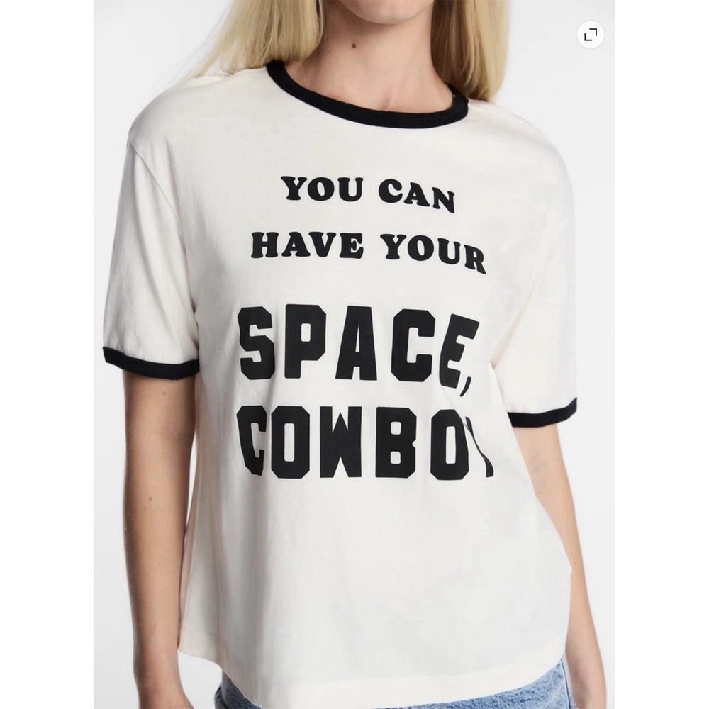 Lee x Kacey Musgraves You Can Have Your Space Cowboy Ringer T-Shirt Size S NWT